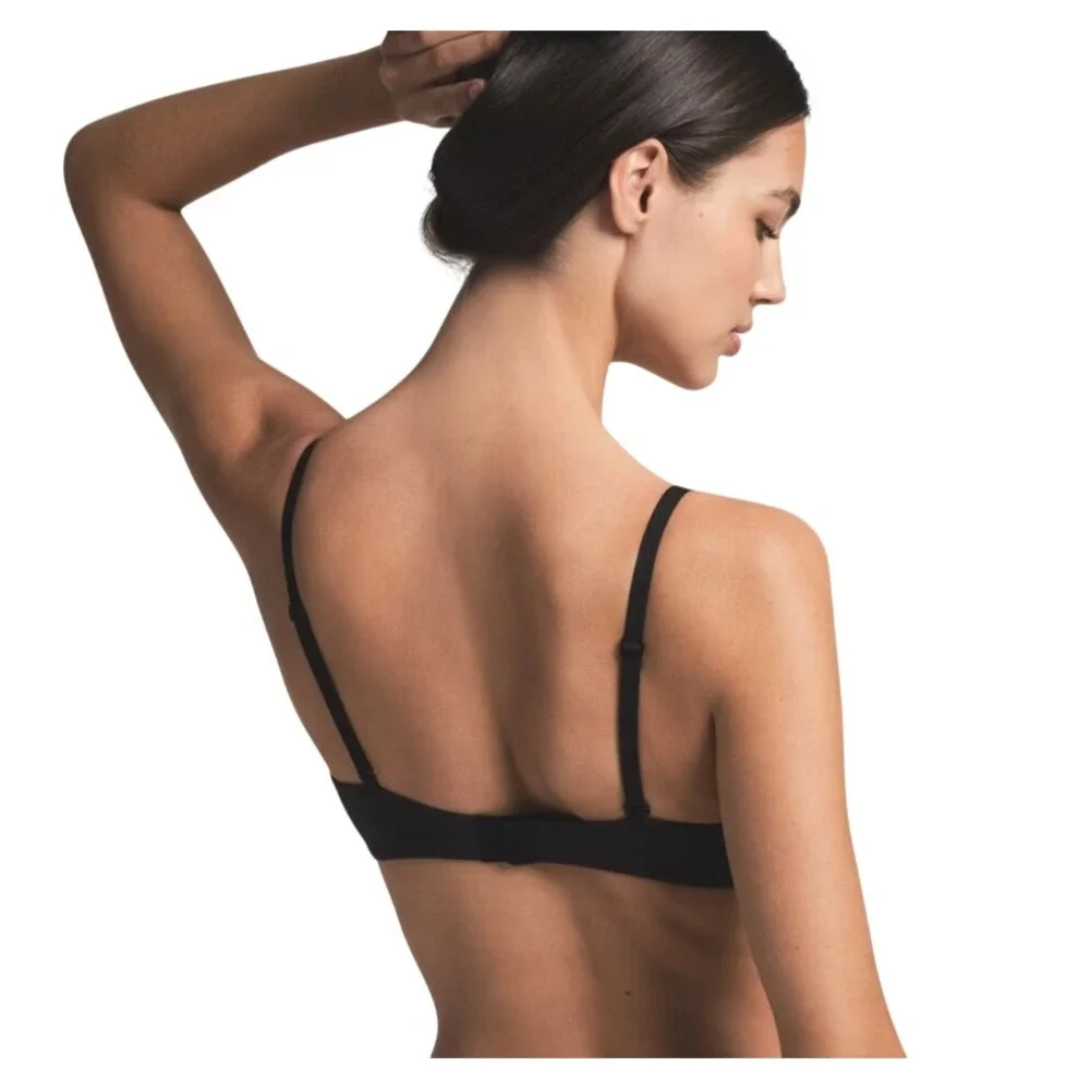 Skims Everybody Unlined Demi Bra Onyx Black Underwire BA-DEM-9220 32C